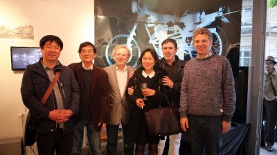 한불 수교 130주년 기념, 미디어 조형전, ‘하늘의 마법사들’ 오프닝에서 (2016년)