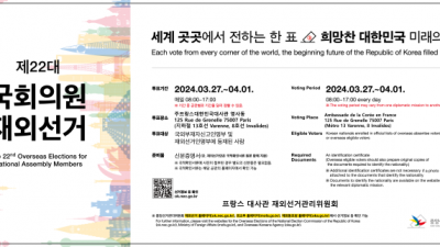 제 22대 국회의원 재외선거 투표, 3월 27일부터 4월 1일까지 대사관 영사동에서