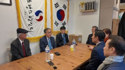문승현 신임 프랑스 대사 한인회관 방문