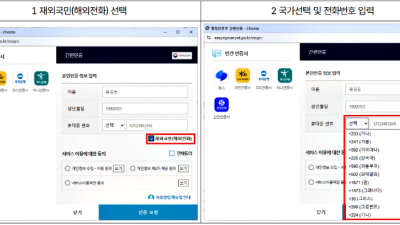 재외국민, 국내 휴대전화 없어도 ‘재외국민 인증서’로 공공 웹사이트 이용한다.